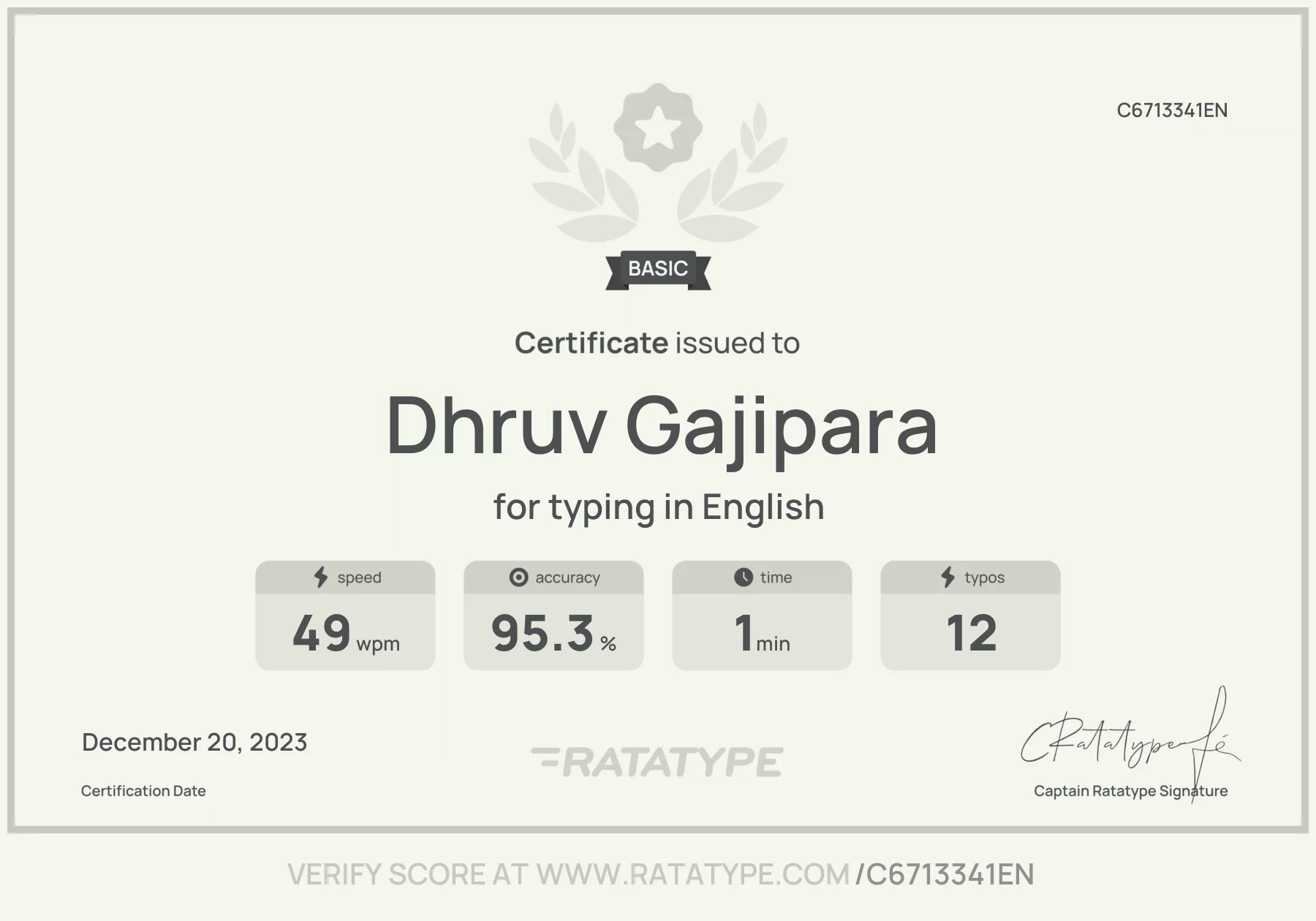 Improve my result