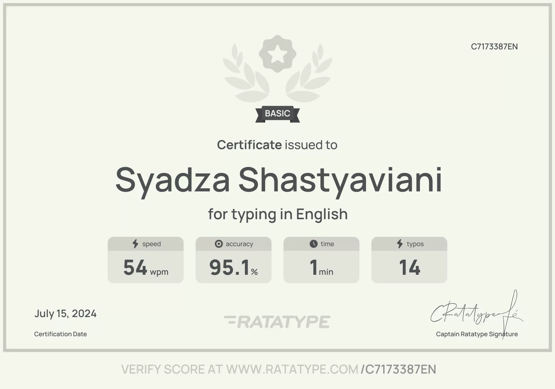 Improve my result