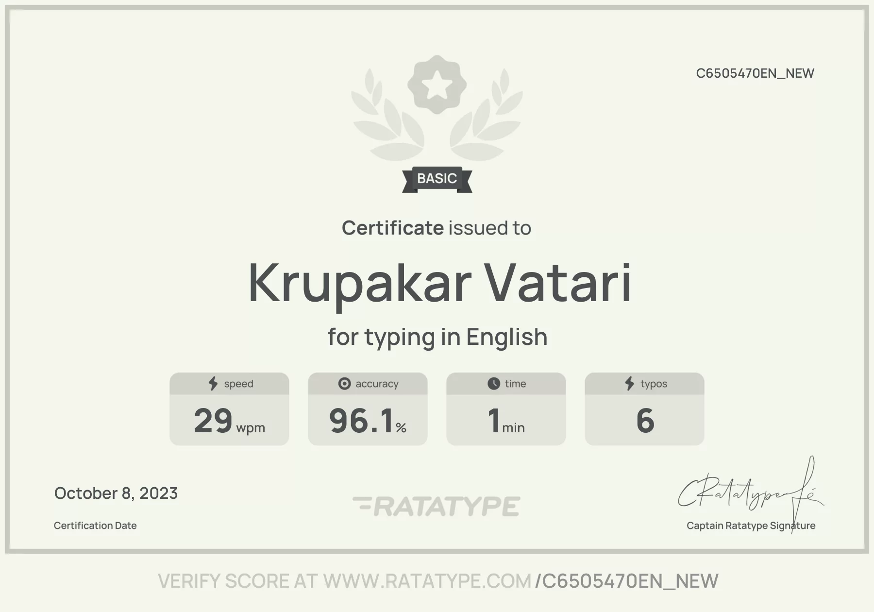 Improve my result