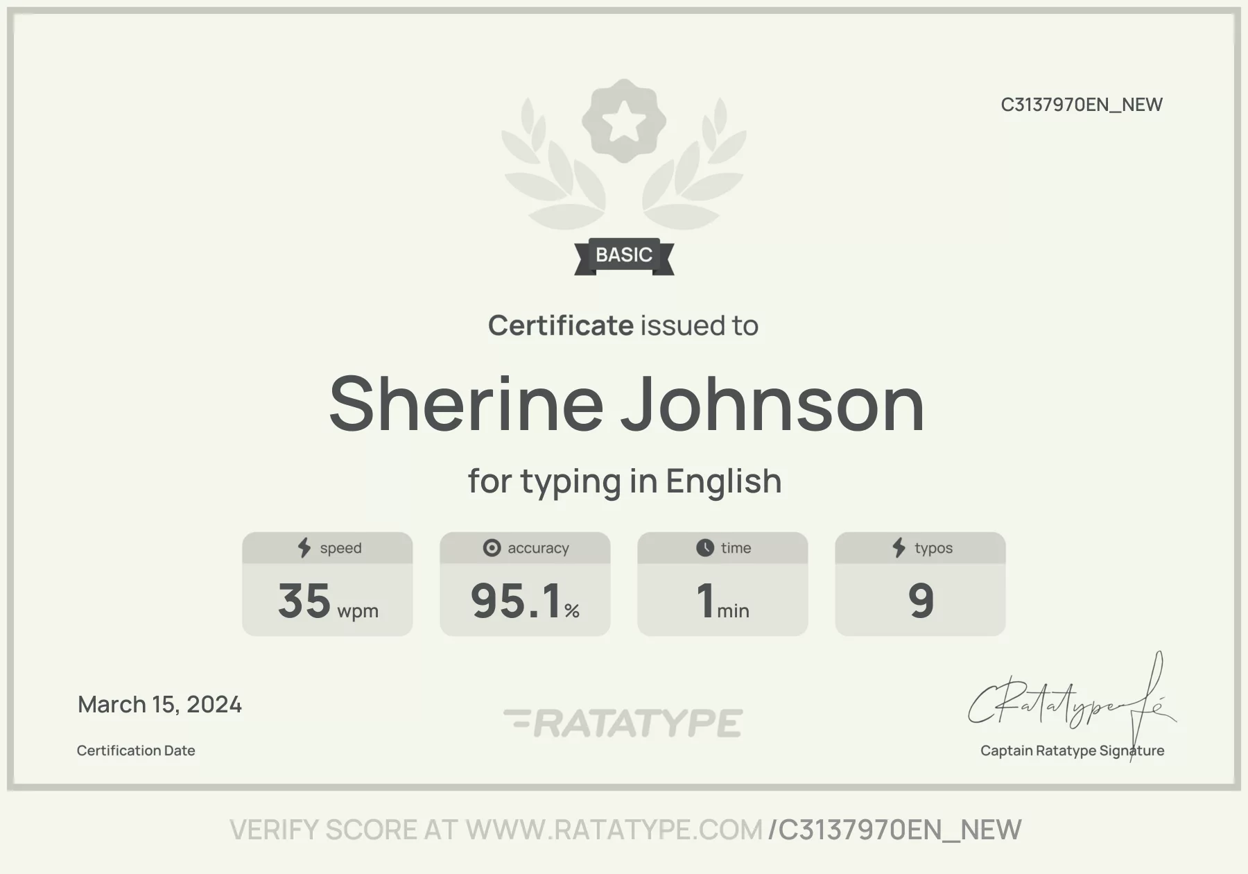 Improve my result
