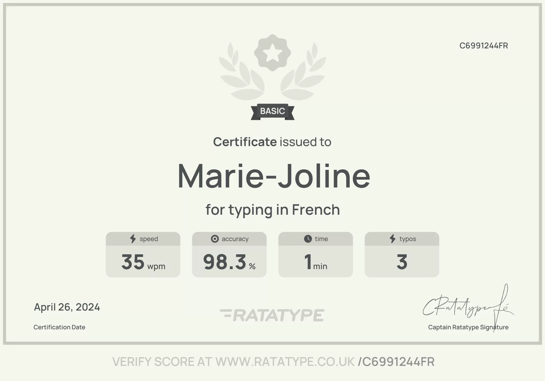 Improve my result