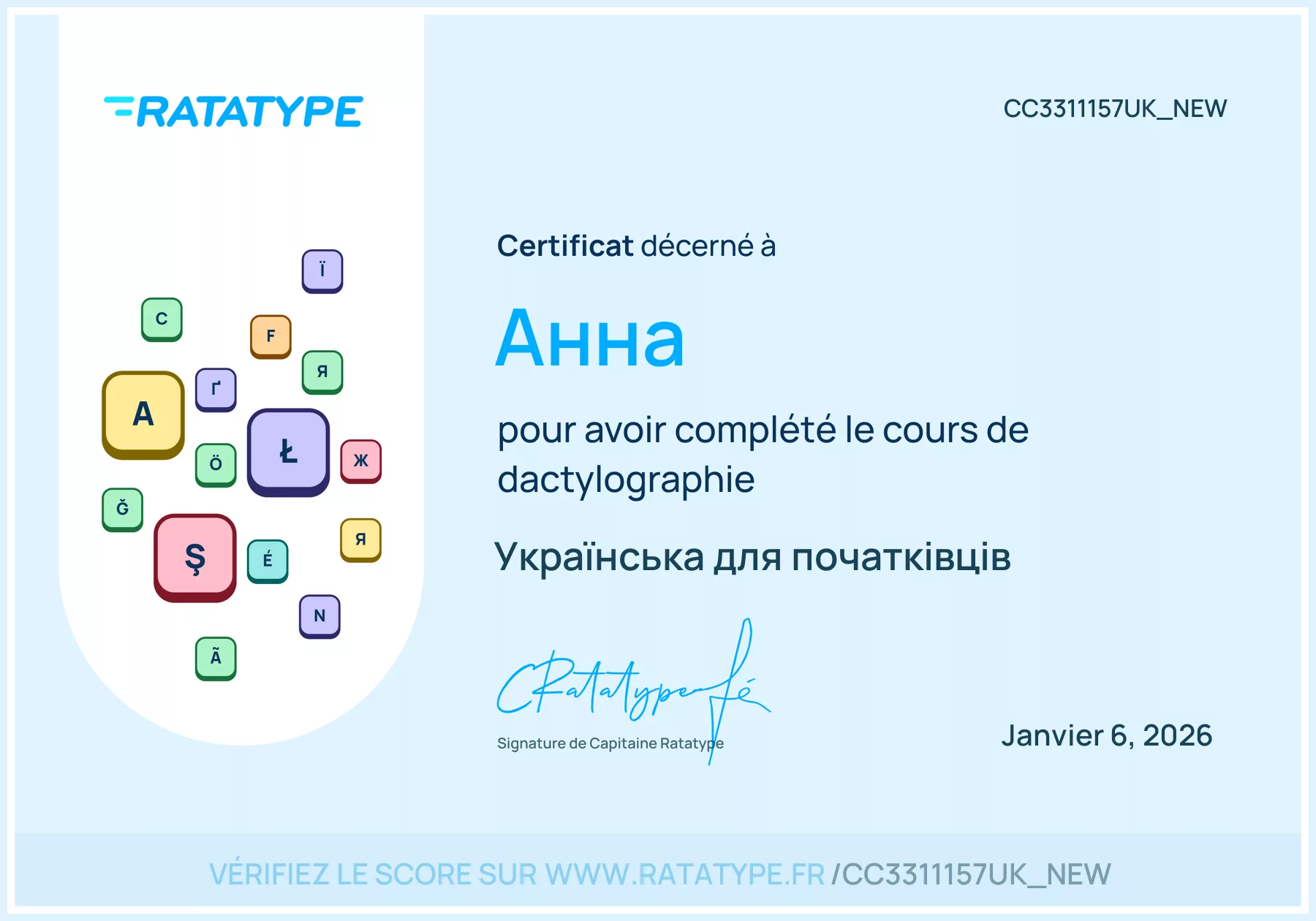 Certificat