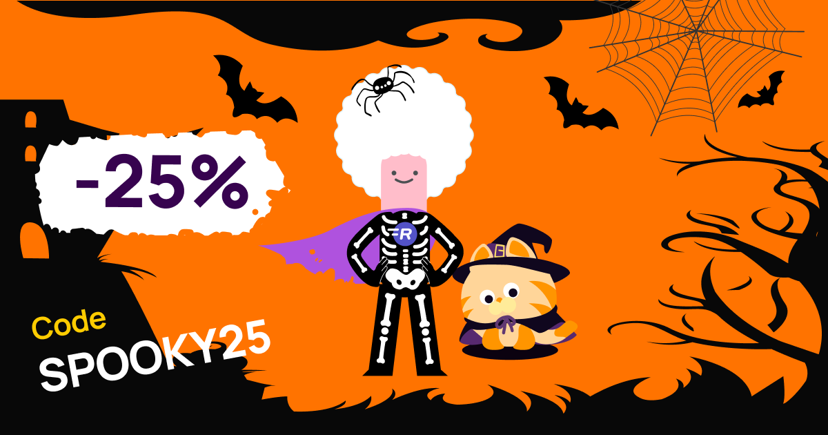 −25 % sur Ratatype Plus — code SPOOKY25