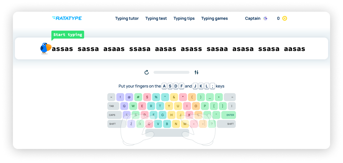 Interface van Ratatype